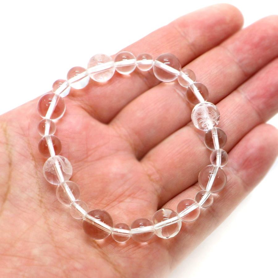 四神相応誕生石ブレスレット4月水晶 天然石ブレス パワーストーン Bracelet |  | 05