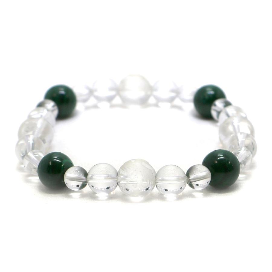 四神相応誕生石ブレスレット5月マラカイト 天然石ブレス パワーストーン Bracelet |  | 02