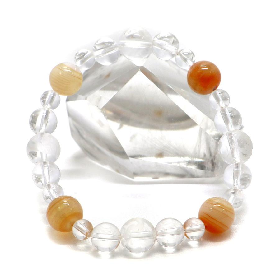 四神相応誕生石ブレスレット8月カーネリアン 天然石ブレス パワーストーン Bracelet |  | 01