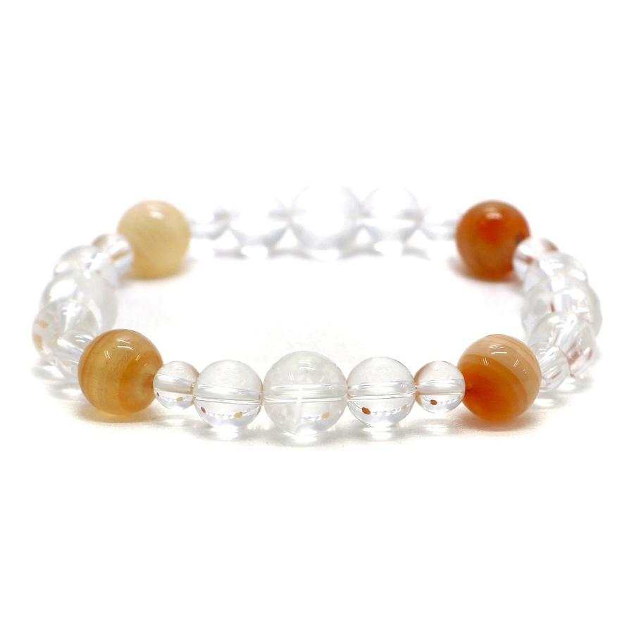 四神相応誕生石ブレスレット8月カーネリアン 天然石ブレス パワーストーン Bracelet |  | 02
