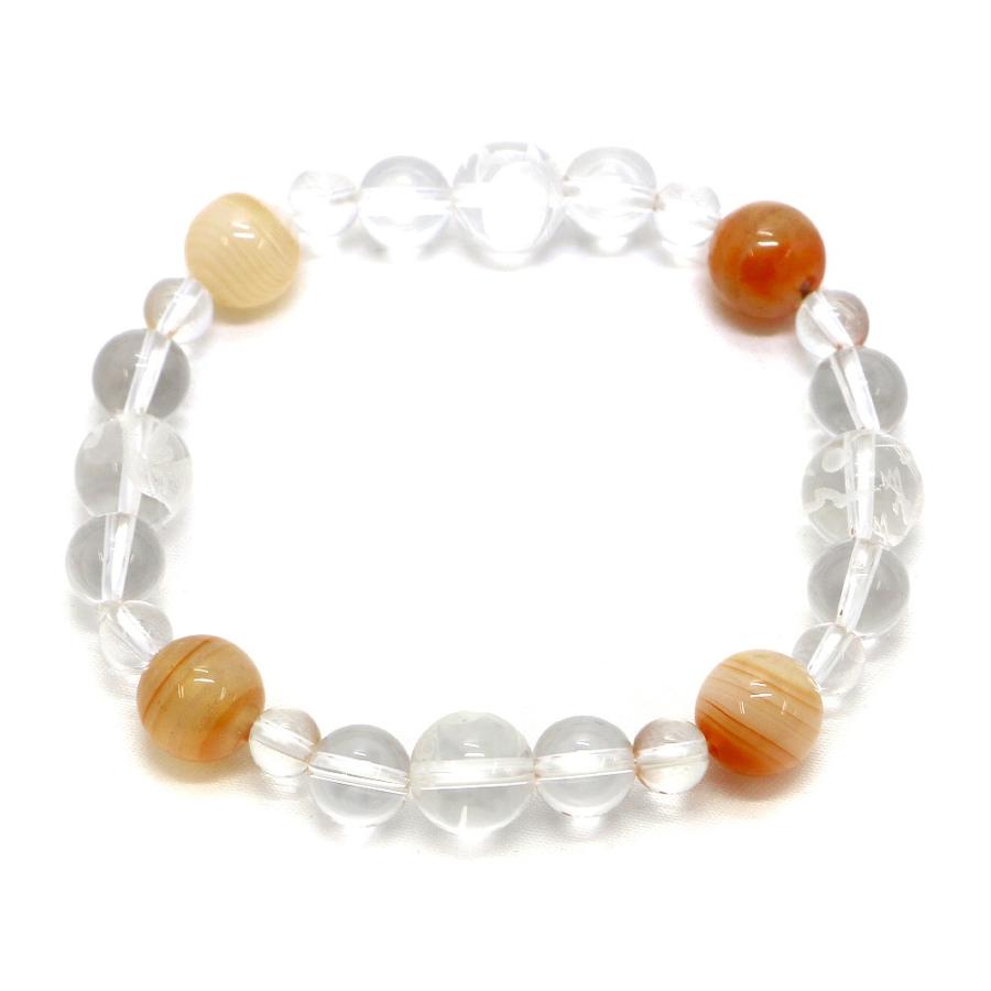 四神相応誕生石ブレスレット8月カーネリアン 天然石ブレス パワーストーン Bracelet |  | 03