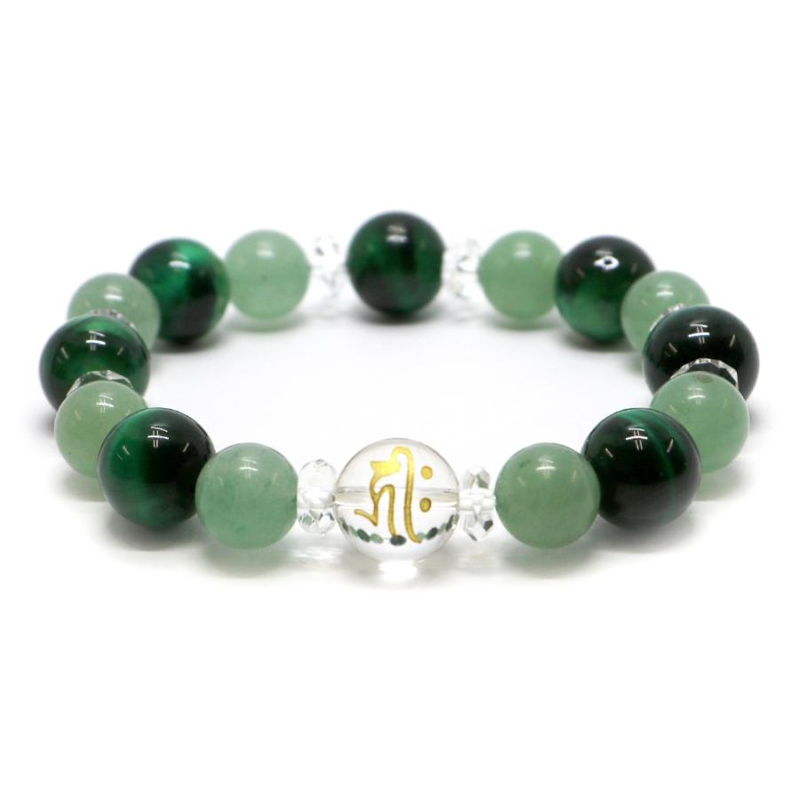 十二支 梵字 水晶 コンビブレスレット パワーストーン Bracelet 天然石 |  | 02