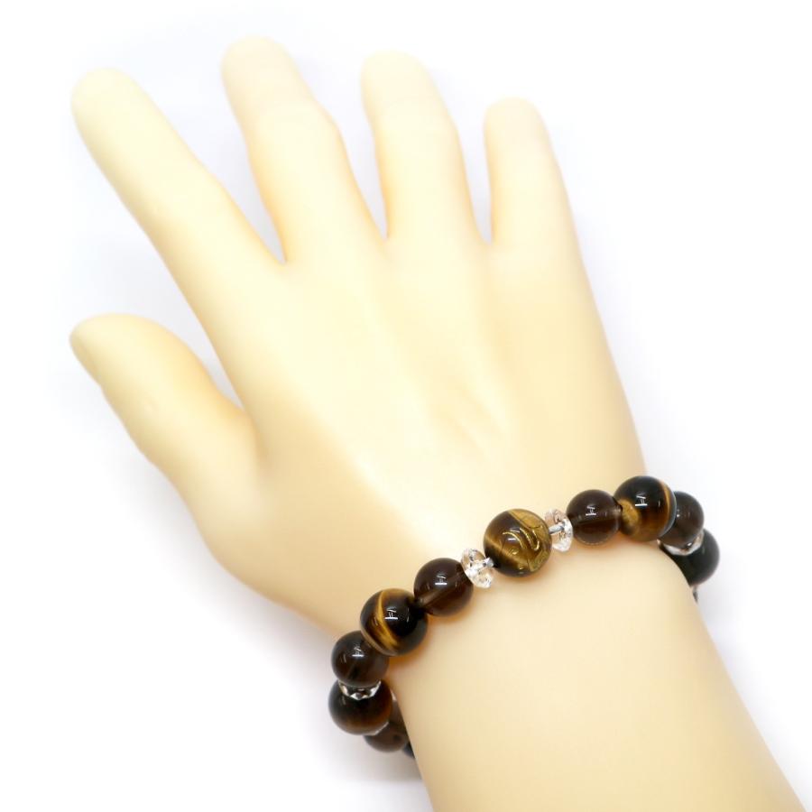 十二支 梵字 タイガーアイ コンビブレスレット パワーストーン Bracelet 天然石 |  | 04