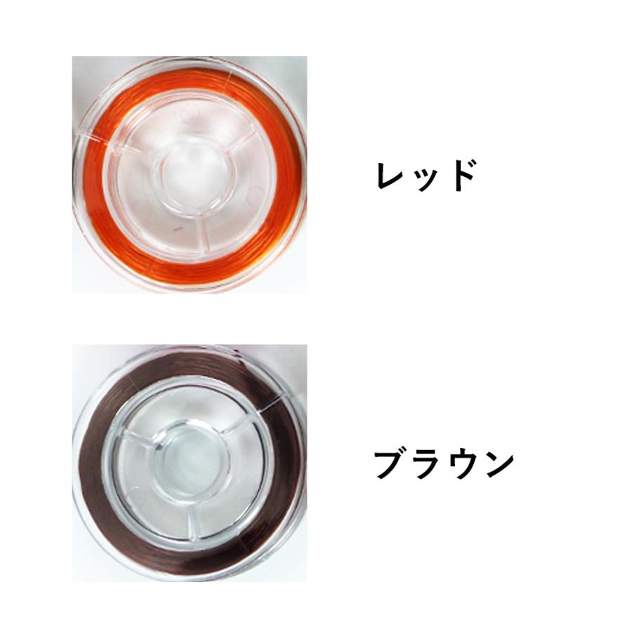 糸通し付き/選べる15色 オペロンゴム 10m巻き アクセサリーパーツ |  | 02