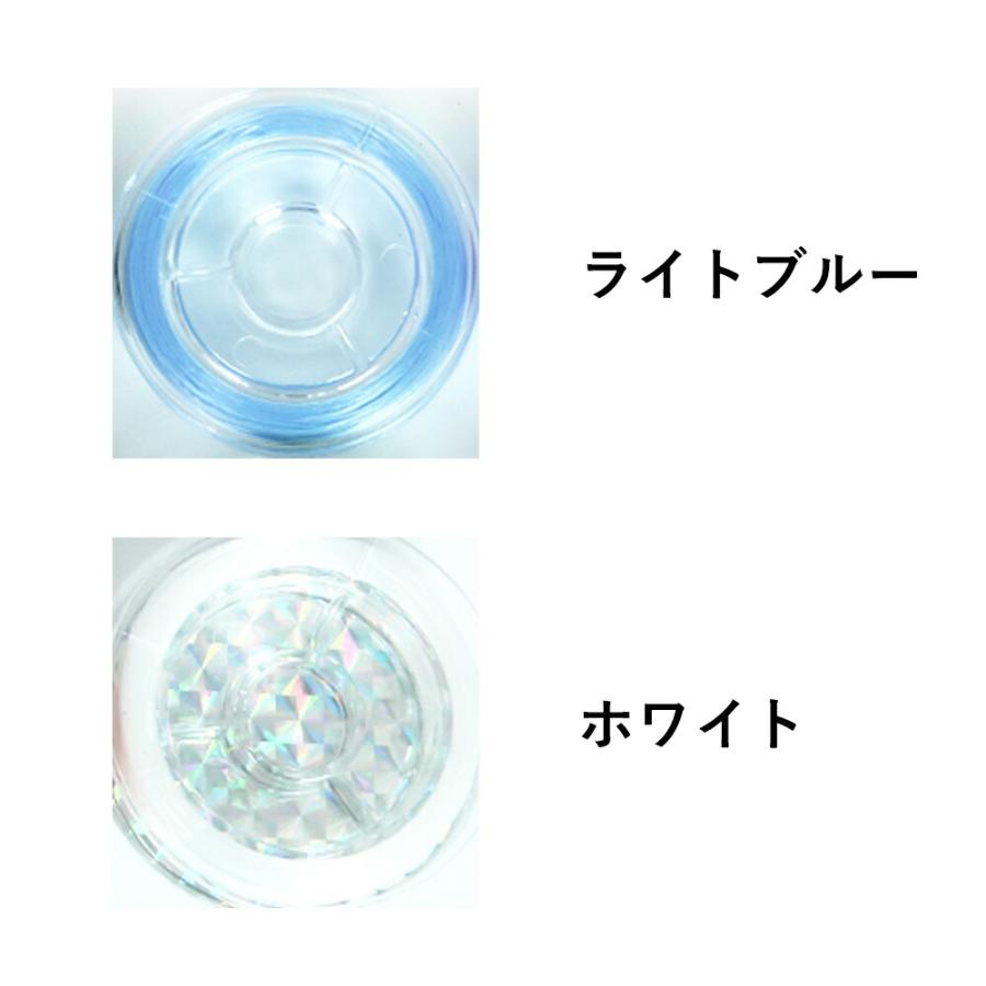 糸通し付き/選べる15色 オペロンゴム 10m巻き アクセサリーパーツ |  | 07