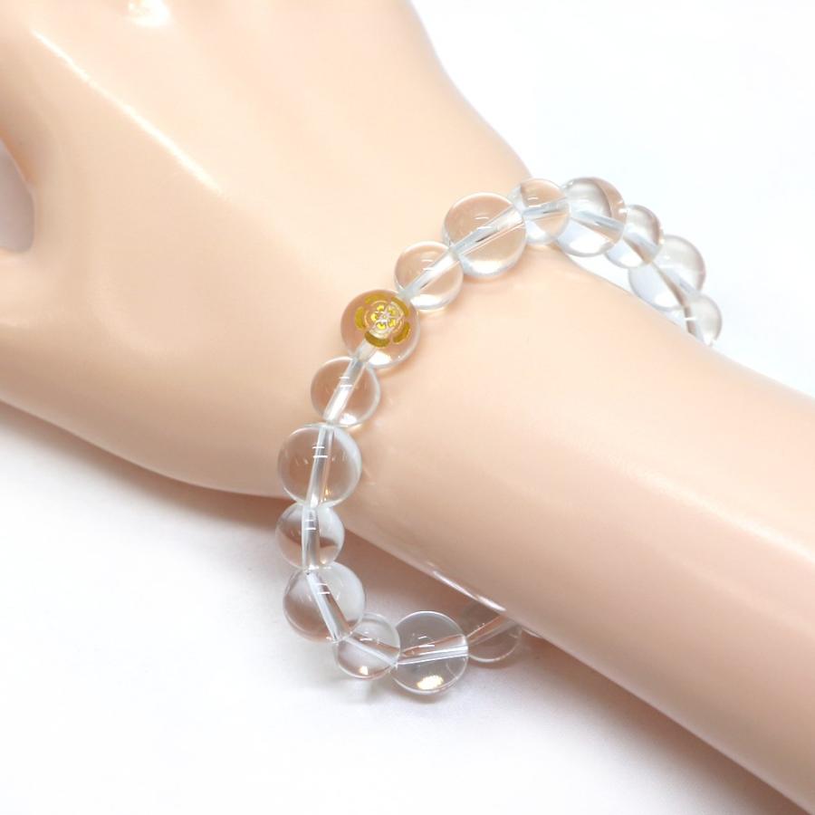 家紋 ブレスレット 10mm 水晶 天然石・パワーストーン・Bracelet |  | 03
