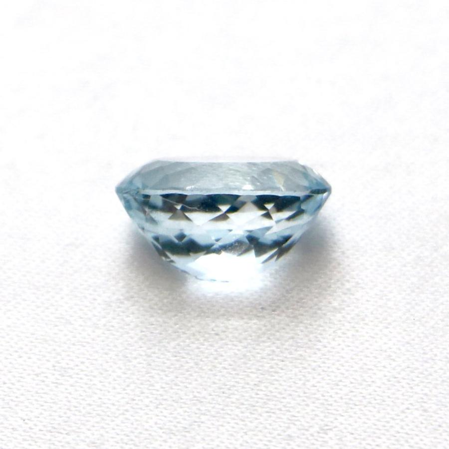 アクアマリン オーバルカット12mm 5.01ct アクワマリン Aquamarine 藍 