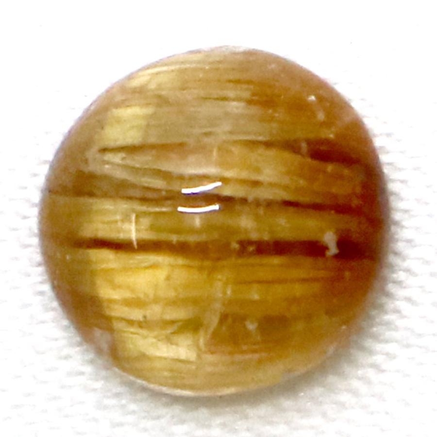 タイチンルチルクォーツ キャッツアイ カボション7mm ルチルレイテッド