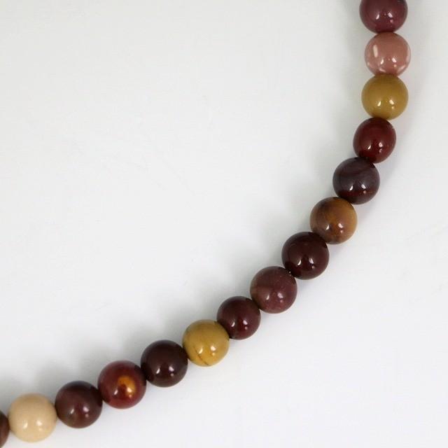 パワーストーン 天然石 ネックレス レディース ムーカイト 6ｍｍ 丸玉(nl16) |  | 02