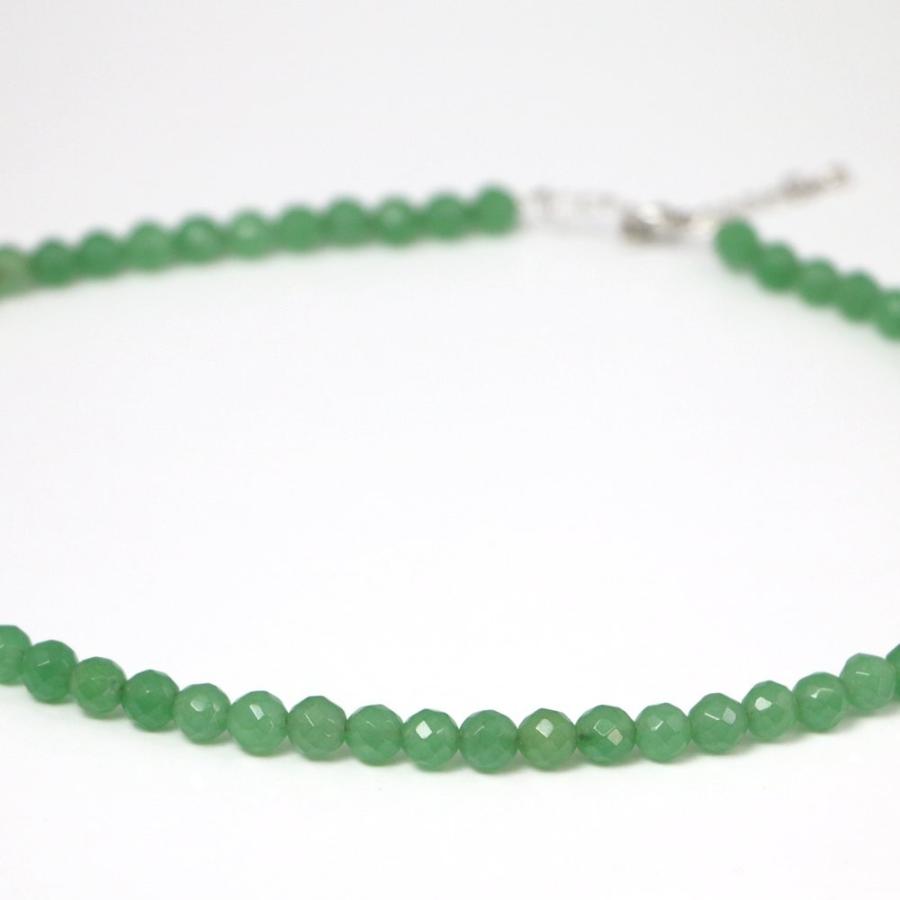 パワーストーン 天然石 ネックレス レディース アベンチュリン 6ｍｍ ミラーボールカット | 