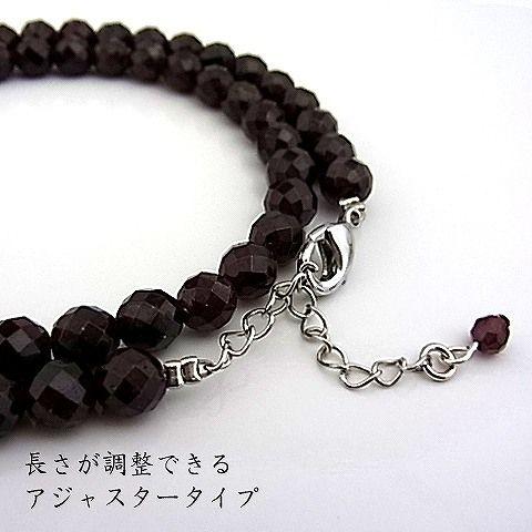 パワーストーン 天然石 ネックレス レディース ガーネット 6ｍｍ ミラーボールカット |  | 01