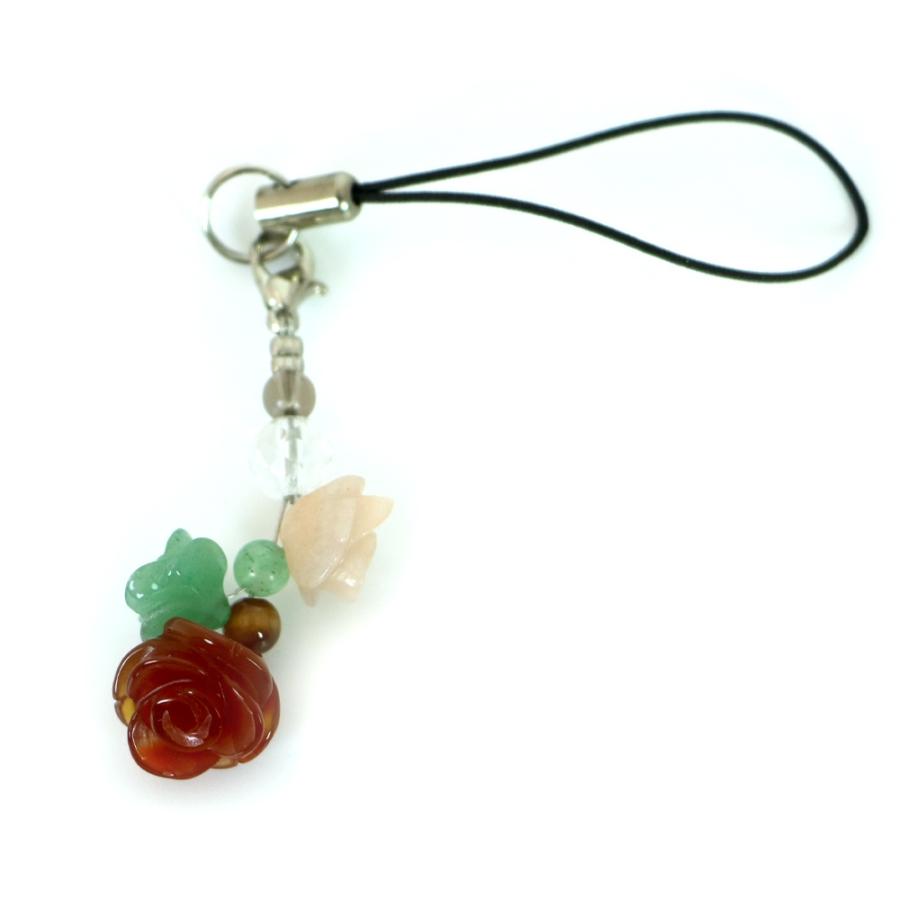 ストラップ パワーストーン 天然石 開運 お守り レッドアゲート アベンチュリン ローズクォーツ タイガーアイ 水晶 |  | 01