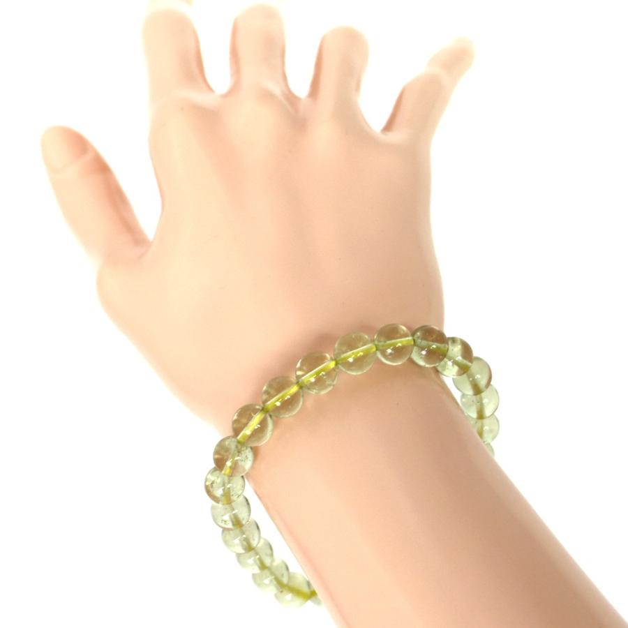 リビアングラス ハイクオリティー １点もの ブレスレット 数珠 パワーストーン 天然石 アクセサリー ハンドメイド |  | 03