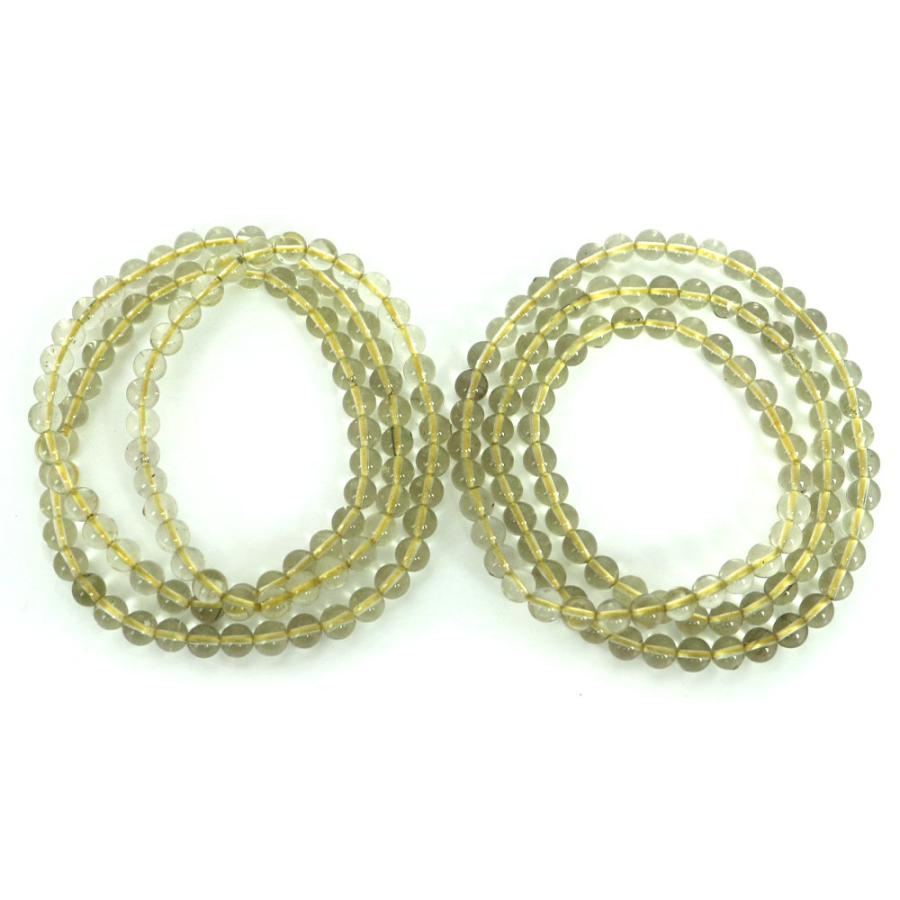 リビアングラス ハイクオリティー １点もの ブレスレット 数珠 パワーストーン 天然石 アクセサリー ハンドメイドの画像