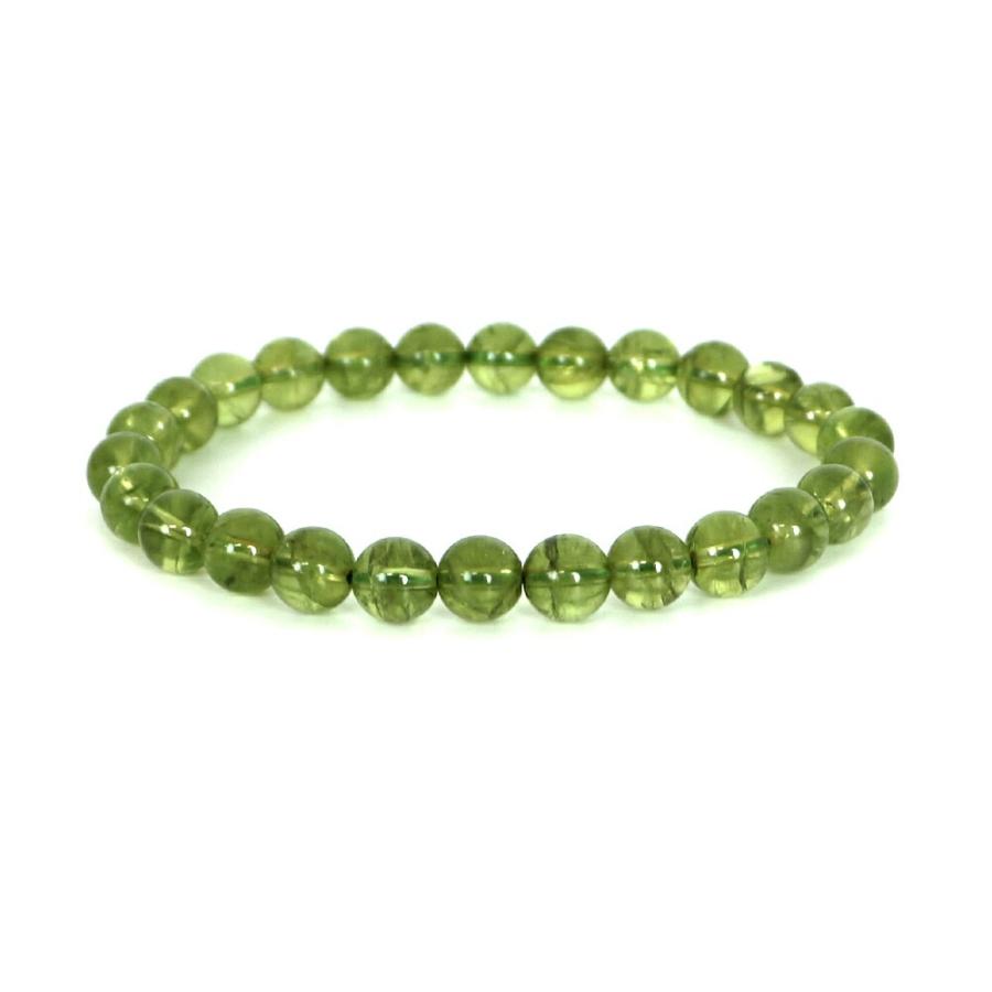 ペリドット ハイクオリティー １点もの ブレスレット 数珠 パワーストーン 天然石 アクセサリー ハンドメイド | 