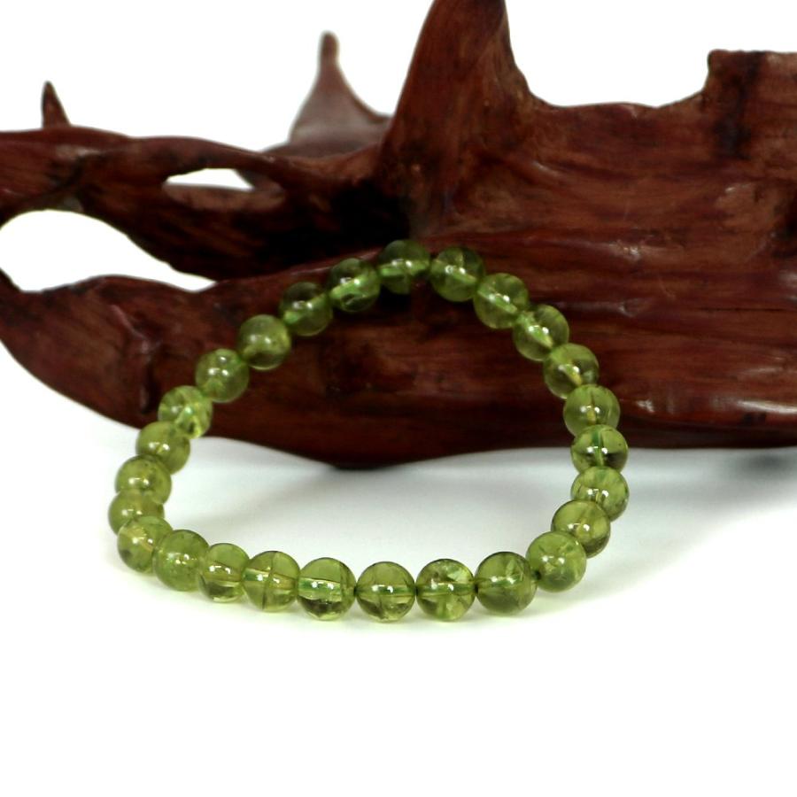 ペリドット ハイクオリティー １点もの ブレスレット 数珠 パワーストーン 天然石 アクセサリー ハンドメイド |  | 02
