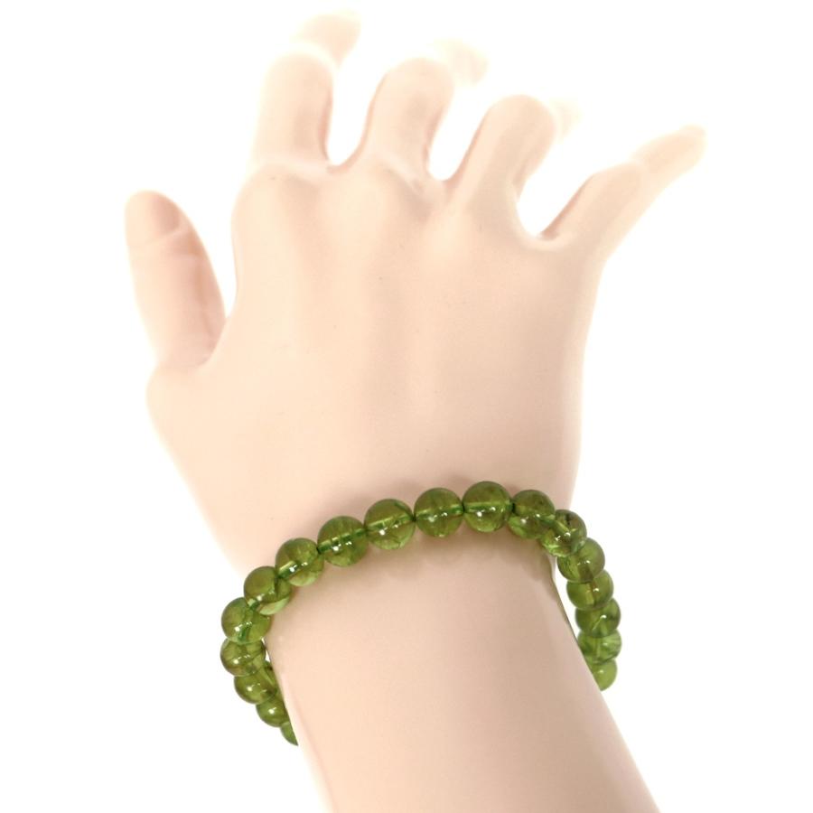 ペリドット ハイクオリティー １点もの ブレスレット 数珠 パワーストーン 天然石 アクセサリー ハンドメイド |  | 03