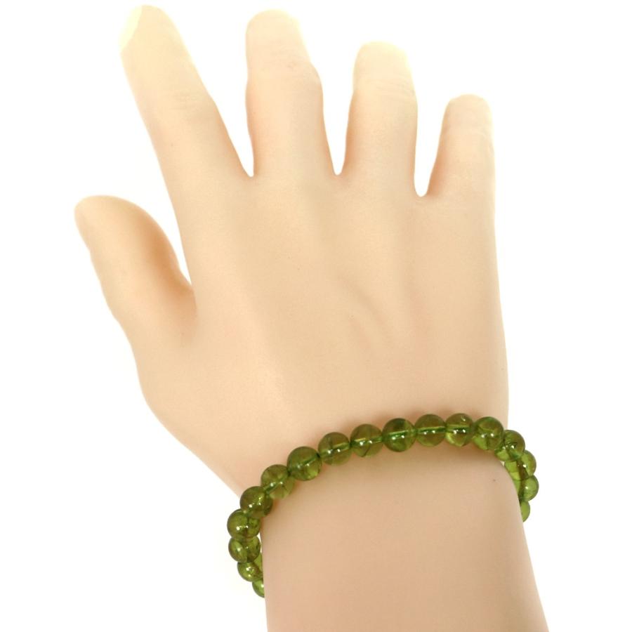 ペリドット ハイクオリティー １点もの ブレスレット 数珠 パワーストーン 天然石 アクセサリー ハンドメイド |  | 04