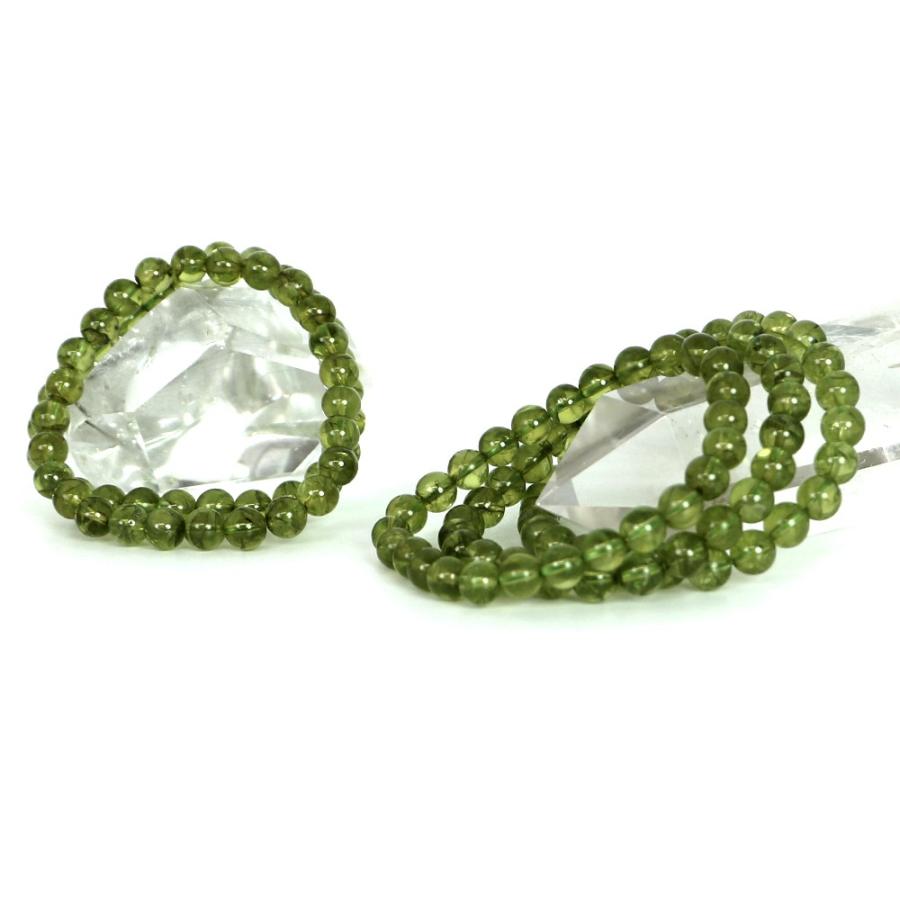 ペリドット ハイクオリティー １点もの ブレスレット 数珠 パワーストーン 天然石 アクセサリー ハンドメイド |  | 06