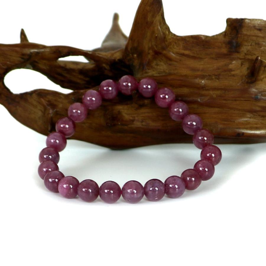 ピンクルビー ハイクオリティー １点もの ブレスレット 数珠 パワーストーン 天然石 アクセサリー ハンドメイド |  | 02