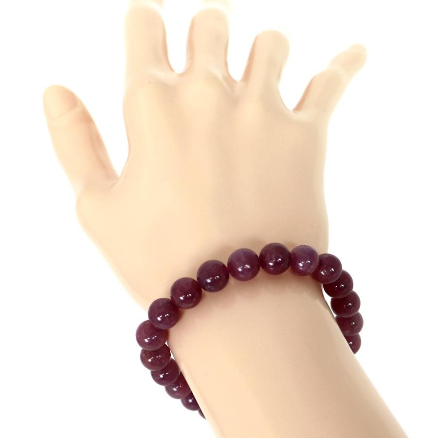 ピンクルビー ハイクオリティー １点もの ブレスレット 数珠 パワーストーン 天然石 アクセサリー ハンドメイド |  | 03