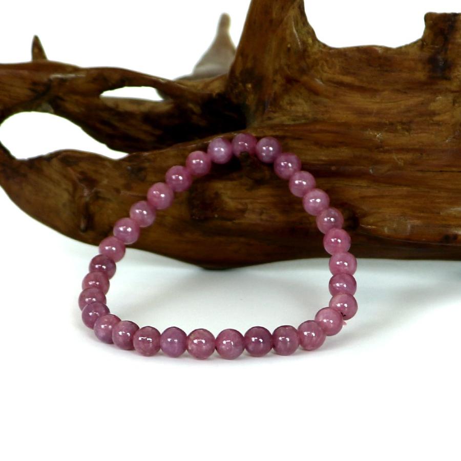 ピンクルビー ハイクオリティー １点もの ブレスレット 数珠 パワーストーン 天然石 アクセサリー ハンドメイド |  | 02