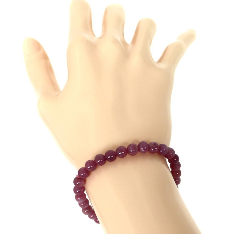ピンクルビー ハイクオリティー １点もの ブレスレット 数珠 パワーストーン 天然石 アクセサリー ハンドメイド |  | 03