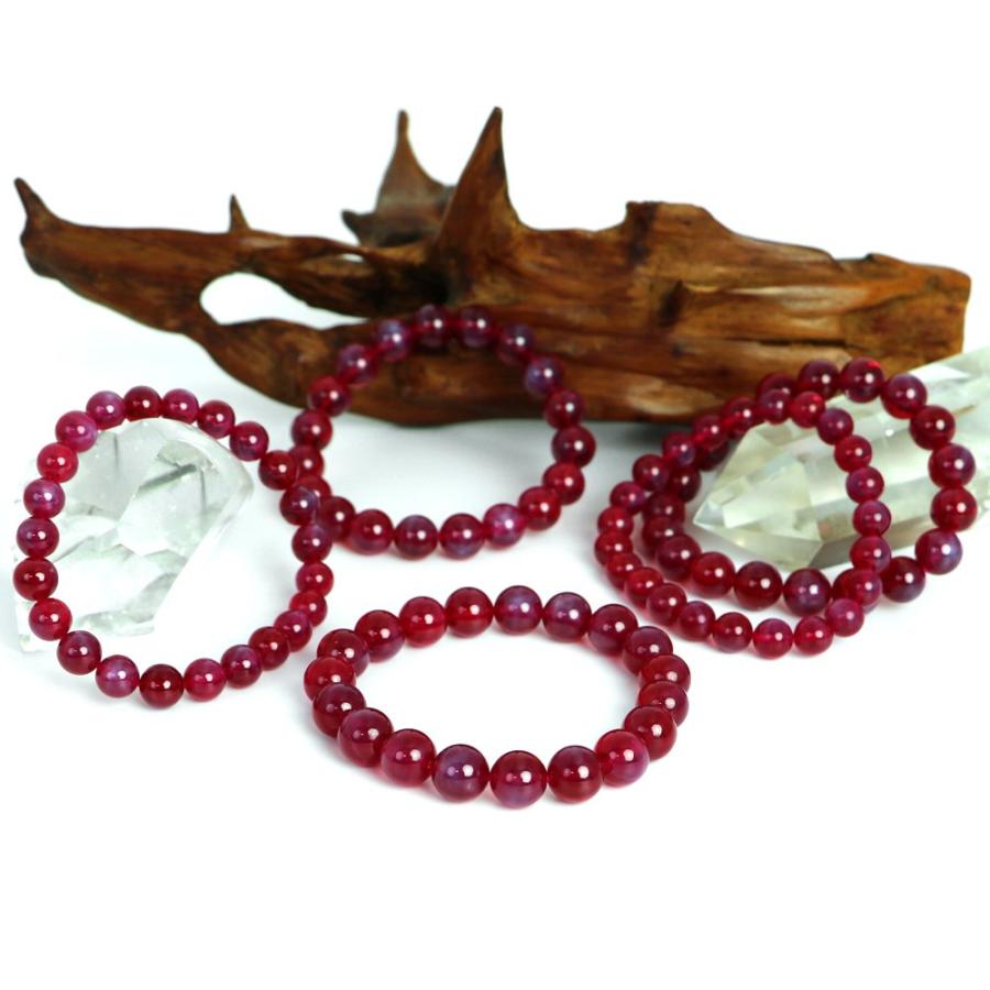 スタールビー ハイクオリティー １点もの ブレスレット 数珠 パワーストーン アクセサリー ハンドメイド | 