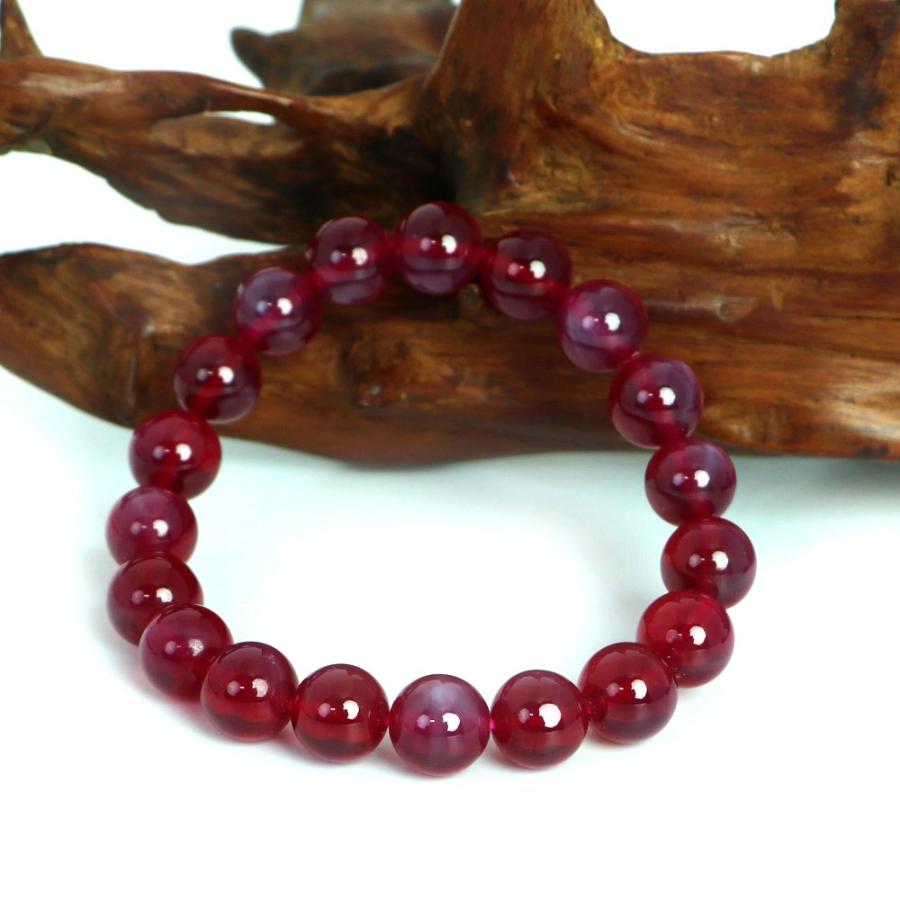 スタールビー ハイクオリティー １点もの ブレスレット 数珠 パワーストーン アクセサリー ハンドメイド |  | 03