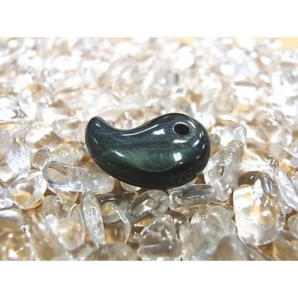 勾玉 ブルータイガーアイ Sサイズ 小さめ 天然石 パワーストーン 曲玉 お守り |  | 01