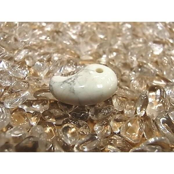 勾玉 ハウライト Sサイズ 小さめ 天然石 パワーストーン 曲玉 お守り |  | 01