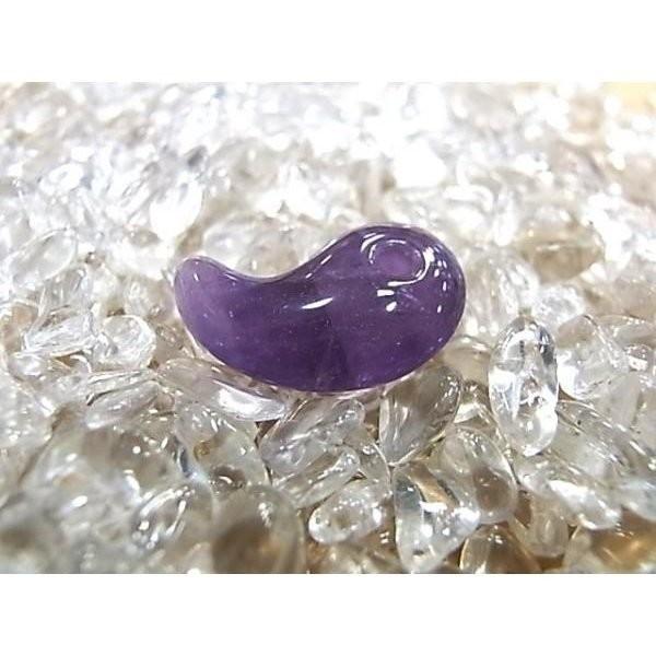 勾玉 アメジスト Sサイズ 小さめ 天然石 パワーストーン 曲玉 お守り |  | 01