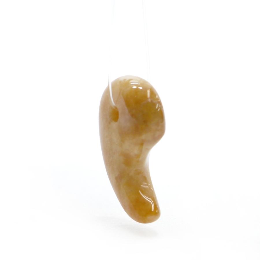 勾玉 イエロージェード Lサイズ 大きめ 天然石 パワーストーン 曲玉 お守り |  | 03