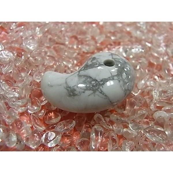 勾玉 ハウライト Lサイズ 大きめ 天然石 パワーストーン 曲玉 お守り |  | 01