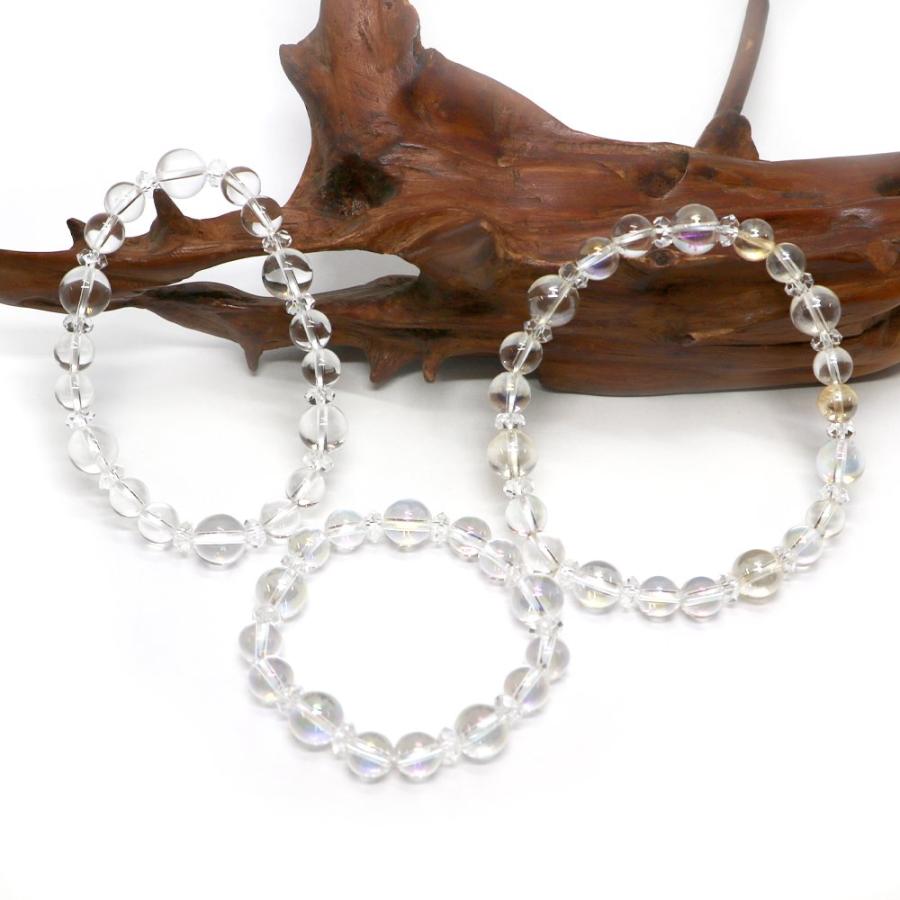コンビブレスレット ローズクォーツ 水晶 パワーストーン Bracelet 天然石 |  | 10