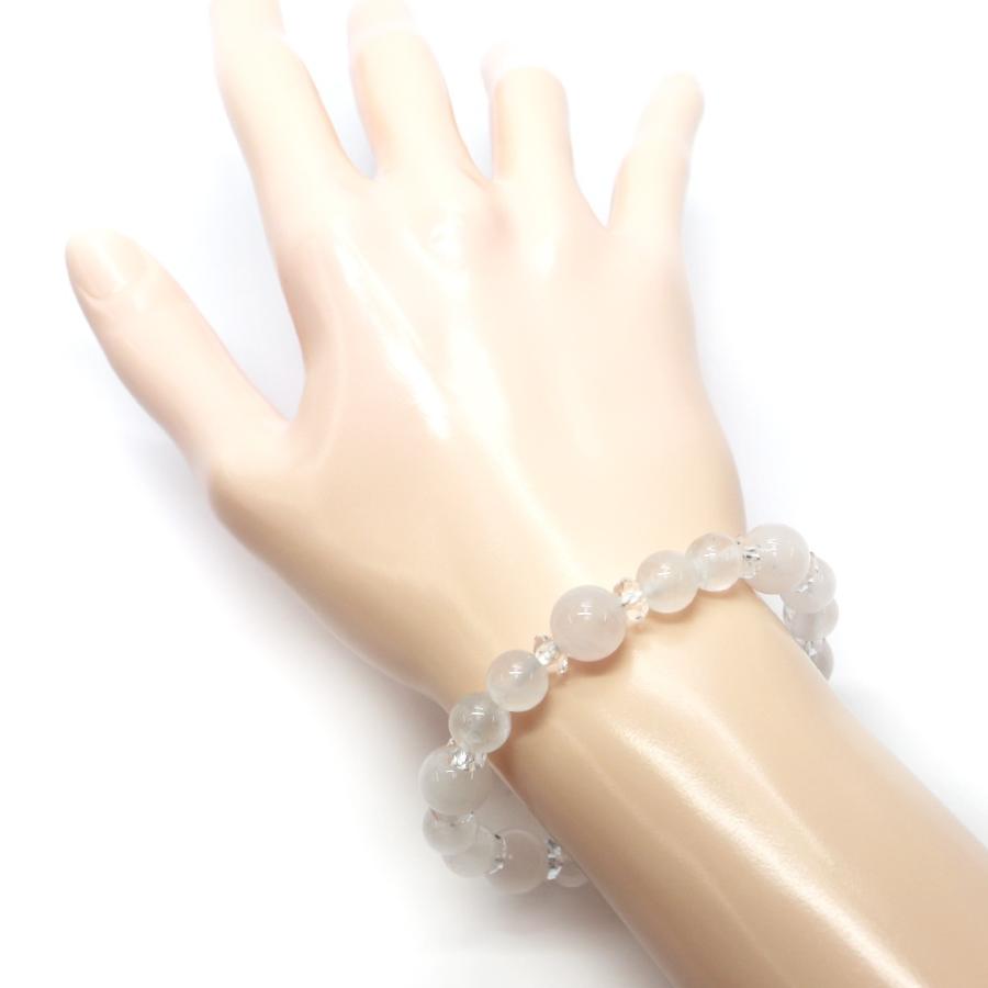 コンビブレスレット ローズクォーツ 水晶 パワーストーン Bracelet 天然石 |  | 04