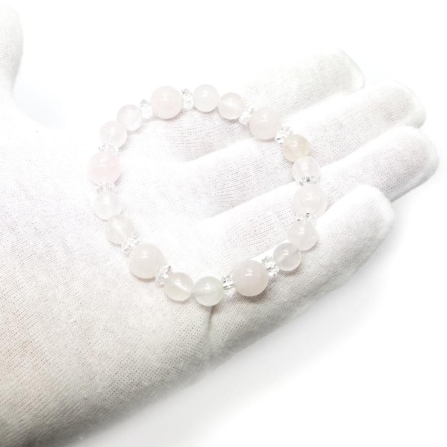 コンビブレスレット ローズクォーツ 水晶 パワーストーン Bracelet 天然石 |  | 05