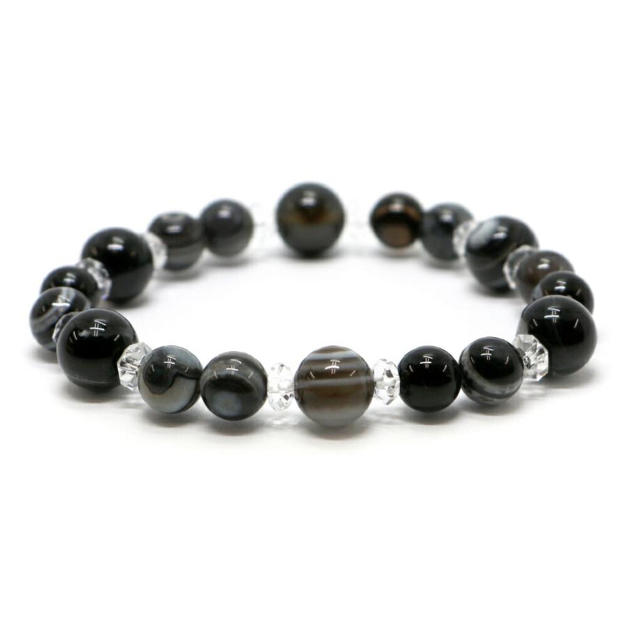 コンビブレスレット 天眼石 水晶 パワーストーン Bracelet 天然石 |  | 02