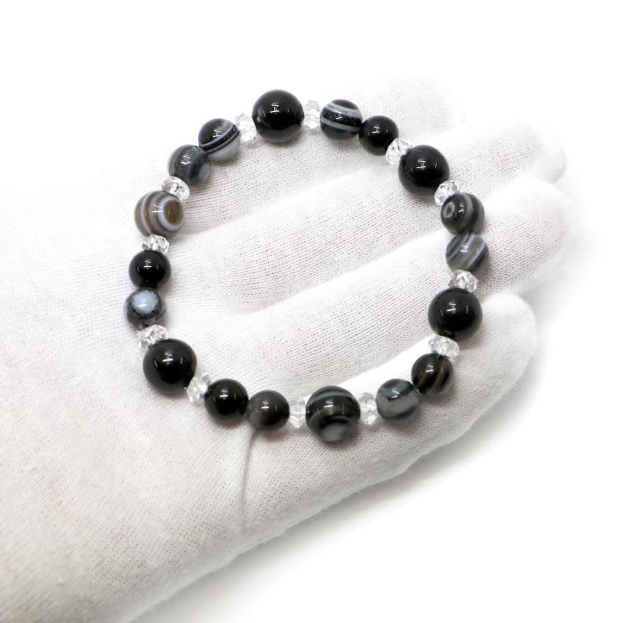 コンビブレスレット 天眼石 水晶 パワーストーン Bracelet 天然石 |  | 05