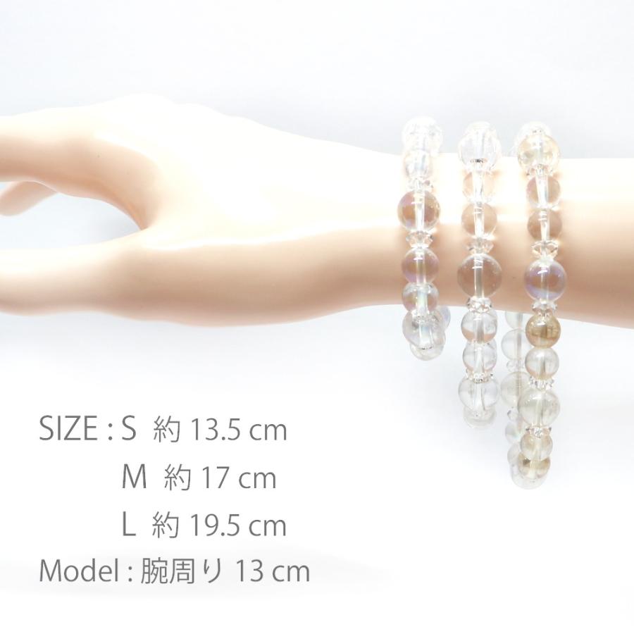 コンビブレスレット 天眼石 水晶 パワーストーン Bracelet 天然石 |  | 06