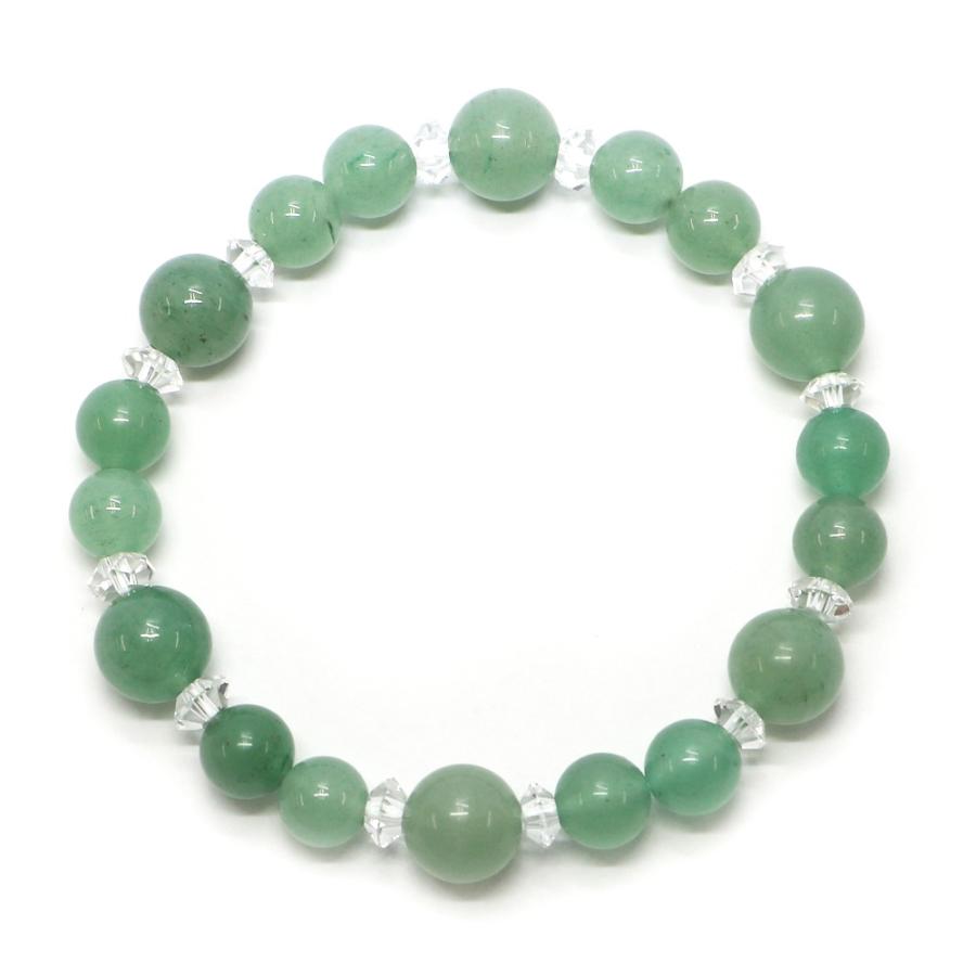 コンビブレスレット アベンチュリン 水晶 パワーストーン Bracelet 天然石 |  | 01