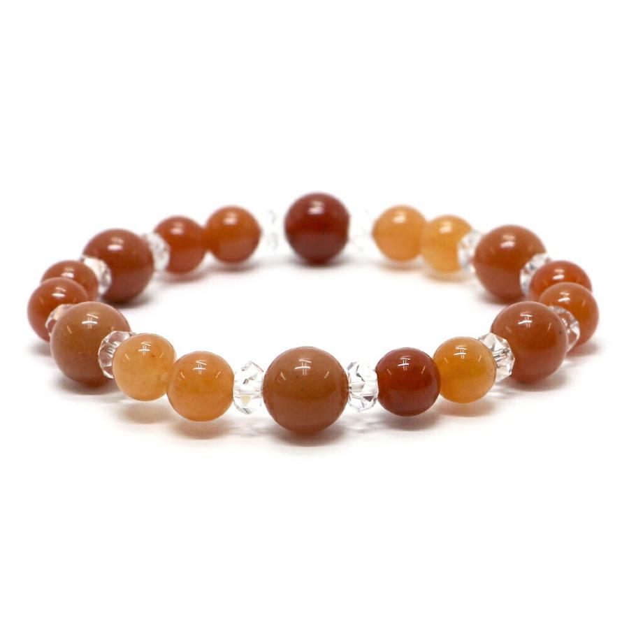 オレンジアベンチュリンコンビブレスレット パワーストーン Bracelet 天然石 |  | 02