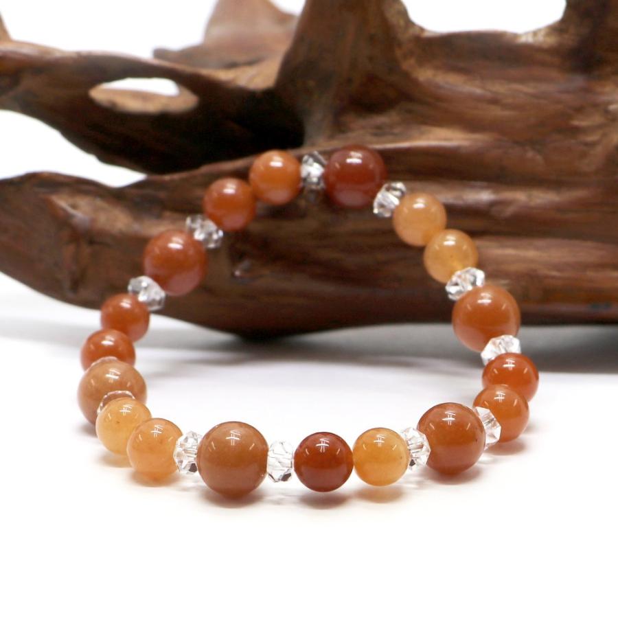 オレンジアベンチュリンコンビブレスレット パワーストーン Bracelet 天然石 |  | 03