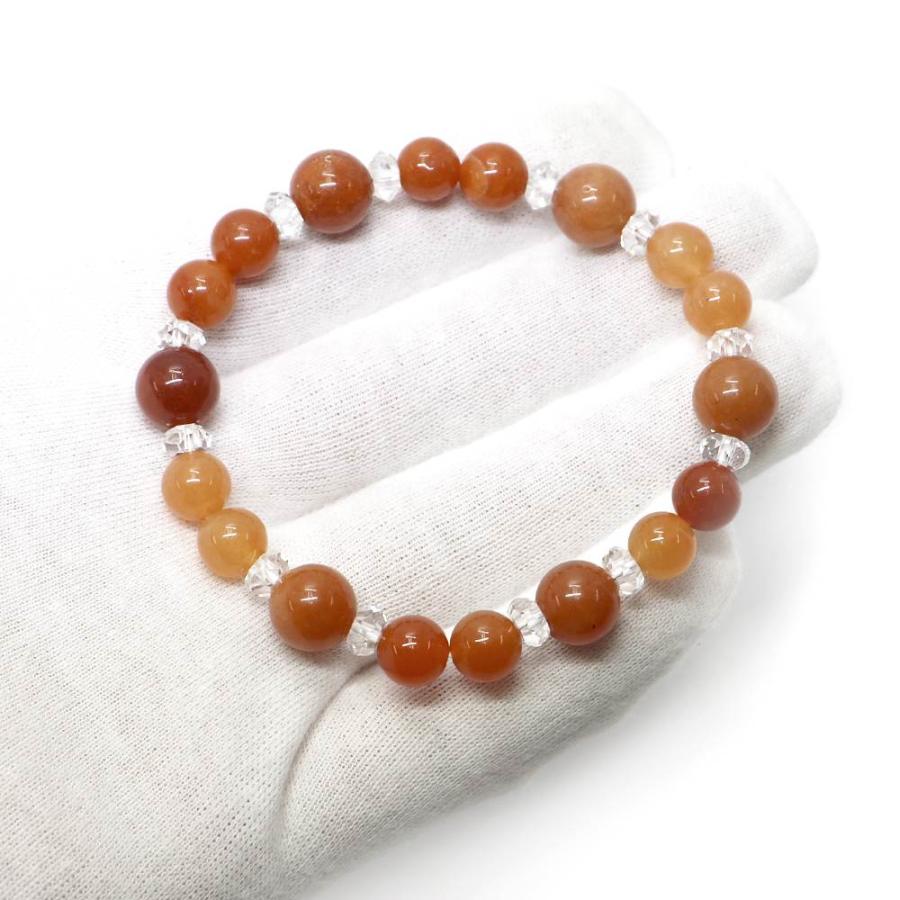 オレンジアベンチュリンコンビブレスレット パワーストーン Bracelet 天然石 |  | 05
