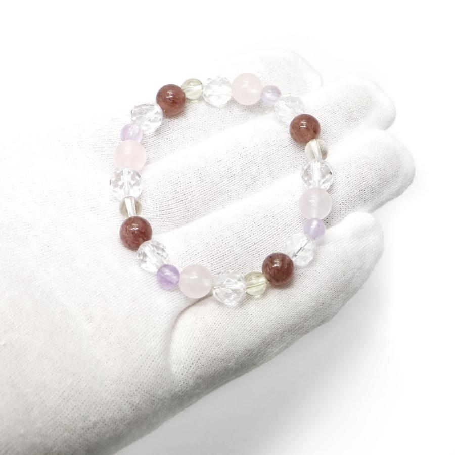 コンビブレスレット レモンクォーツ モスコバイト パワーストーン Bracelet 天然石 |  | 04