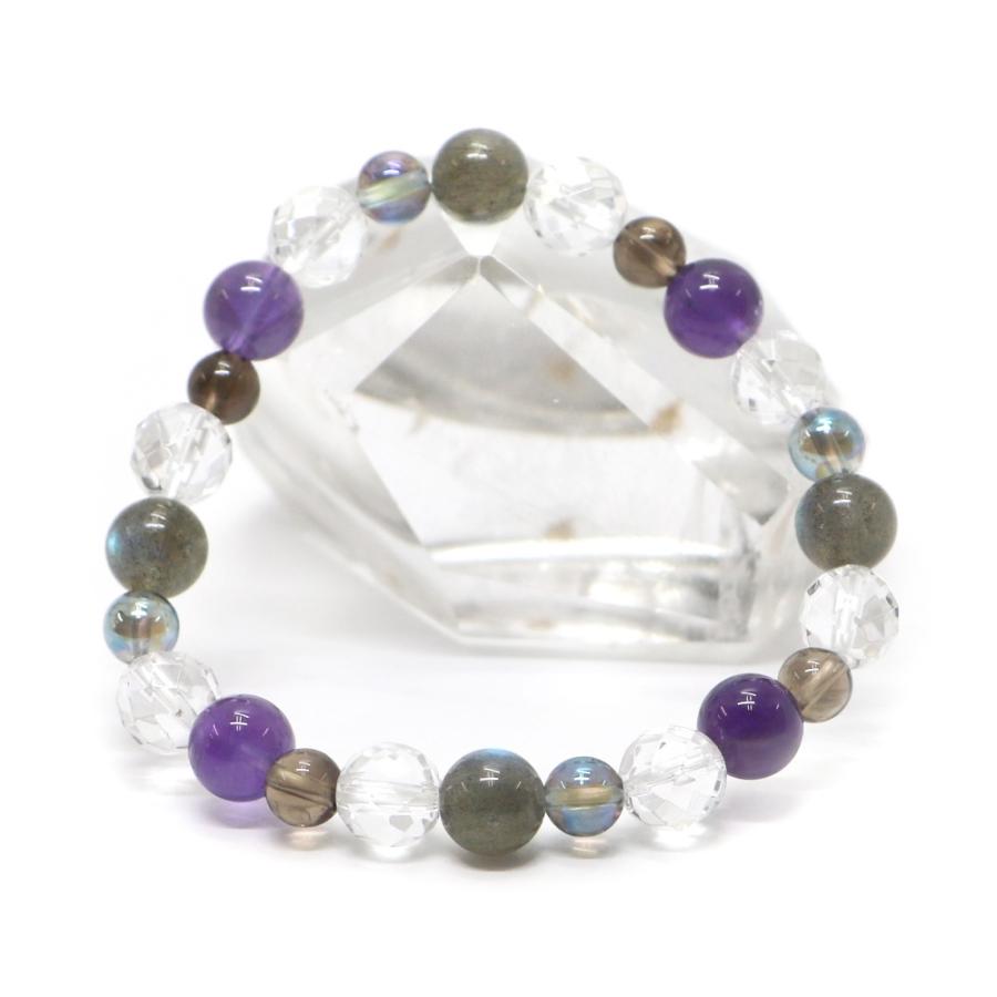 フローライト・クォーツブレス 天然石・パワーストーン・コンビブレスレット | 