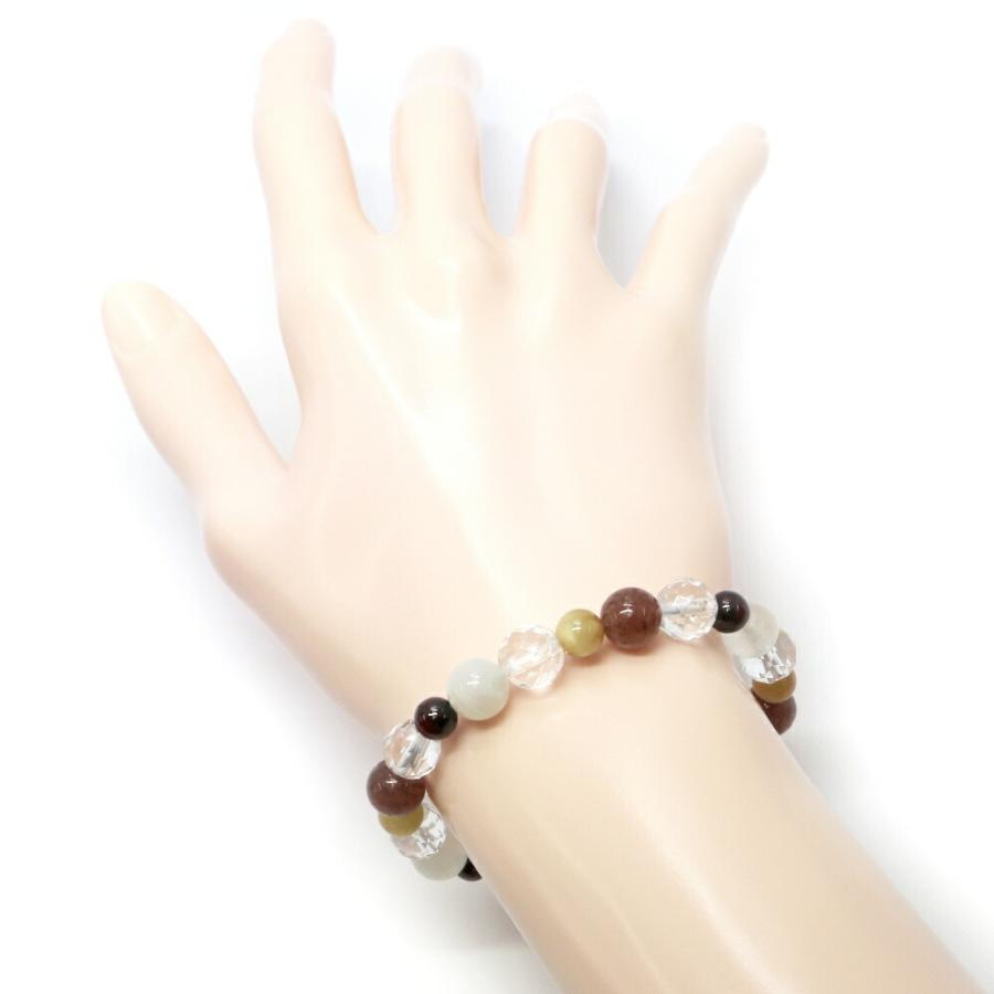 コンビブレスレット ガーネット モスコバイト パワーストーン Bracelet 天然石 |  | 03