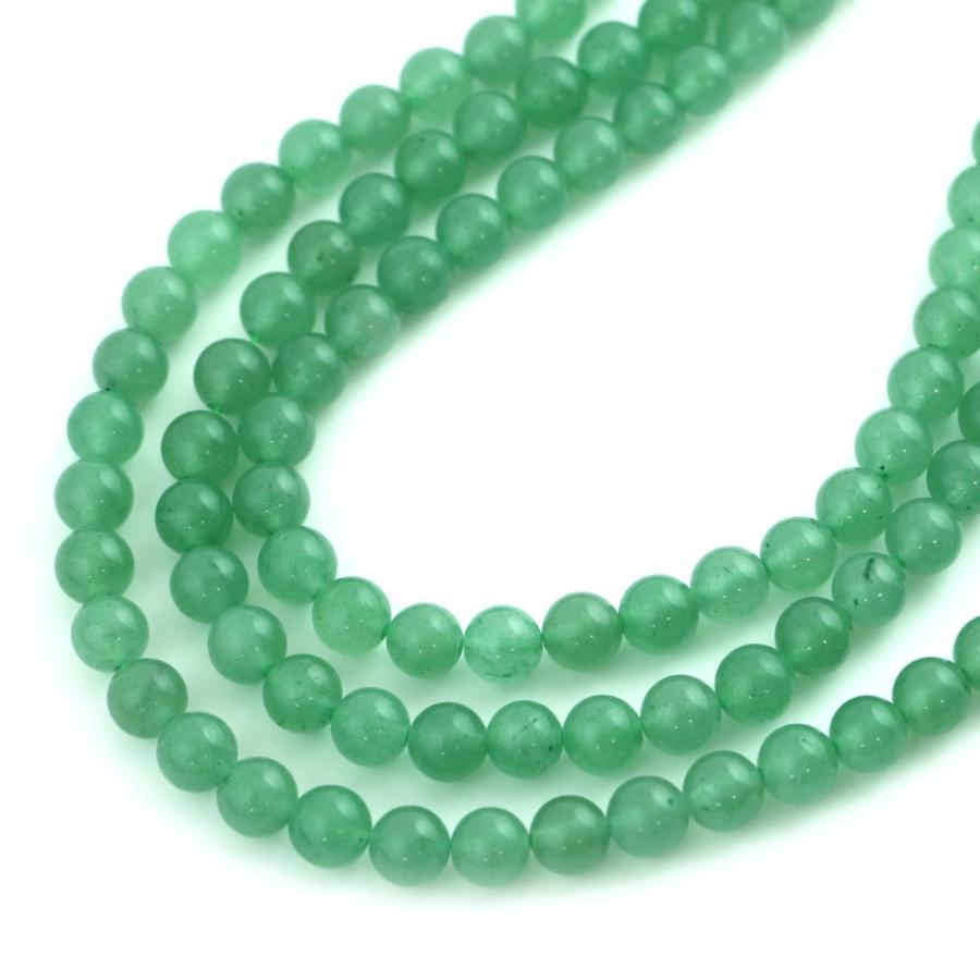 パワーストーン 天然石 ビーズ アベンチュリン 丸玉 8mm 1連販売 |  | 01
