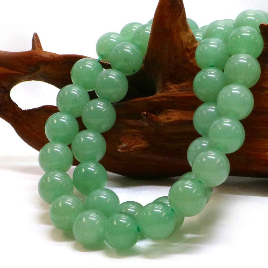 パワーストーン 天然石 ビーズ アベンチュリン 丸玉 12mm 1連販売 |  | 02