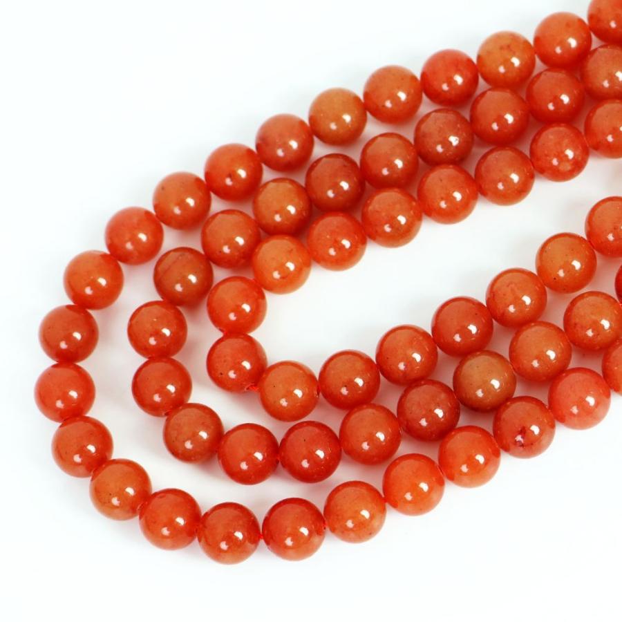 パワーストーン 天然石 ビーズ オレンジアベンチュリン 丸玉 10mm 1連販売 |  | 01